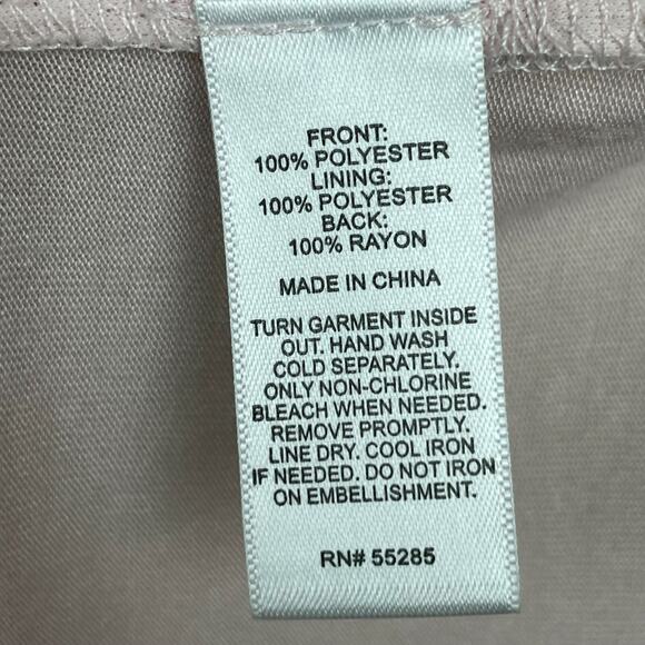 Express XS Pink Sequin Beaded Scoop Neck Top Whimsigoth Fairycore‎ Festival - Picture 5 of 5